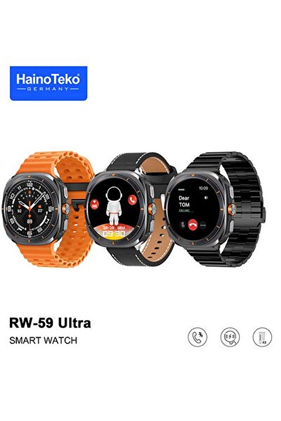 haino teko germany RW 59 Ultra Smart Watch with Circular AMOLED Display, 3 Pa...