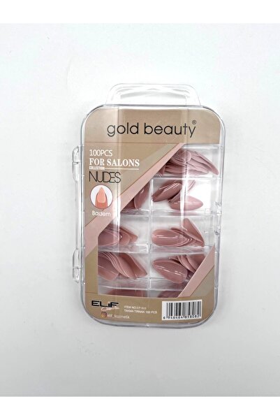 Gold Beauty 100 lü nude pembe tırnak