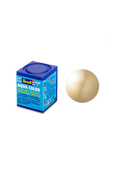 REVELL Aqua Metallic Gold Paint – 18 ml – Water-Based