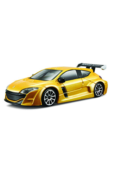 BBURAGO Macheta Masinuta Street Fire 1:43 Renault Megane Galben Metalizat