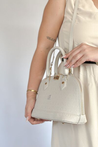 Just Polo حقيبة كتف نسائية أصلية مقاومة للماء مناسبة للاستخدام اليومي 4076 حجر