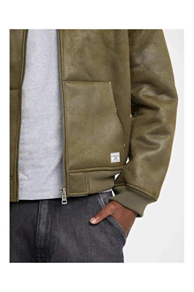 Guess Jeans Erkek Yeşil Bomber Ceket M5BL1DW1862-F8LJ