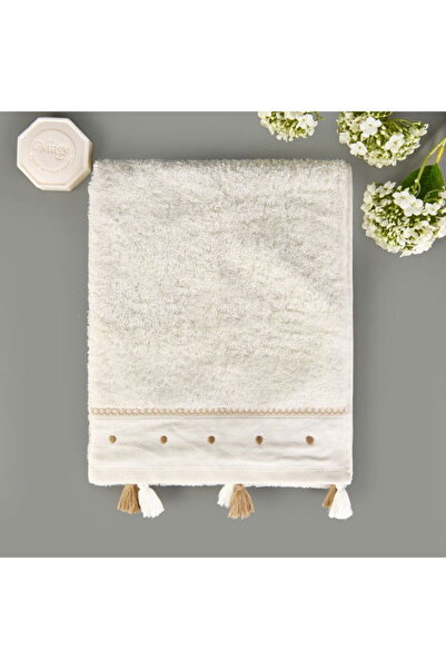 Evidea Soft Piene Face Towel - Ecru / Beige - 50X90 cm