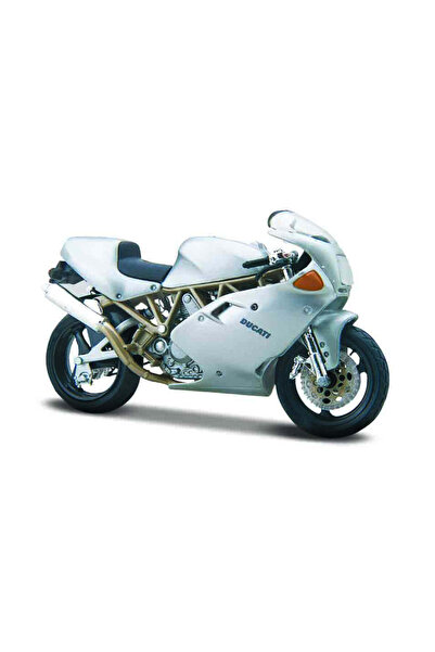 BBURAGO Macheta Motocicleta 1:18 Ducati Supersport 900 FE Argintiu