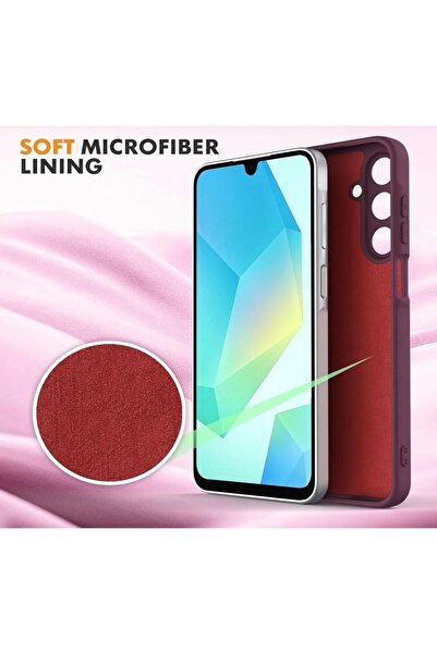 m.tk moveteck Samsung Galaxy A17 5g Kılıf Lansman Kamera Korumalı İçi Süet Kadife Yumuşak Renkli Silikon Mat Hisli