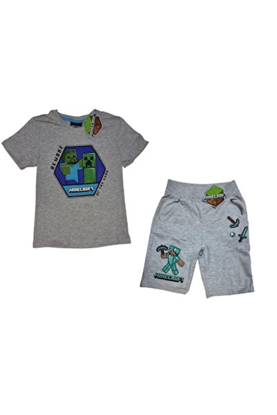 Mojang Minecraft children's outfit, Beware of the dark, 10 years/140 cm, gray