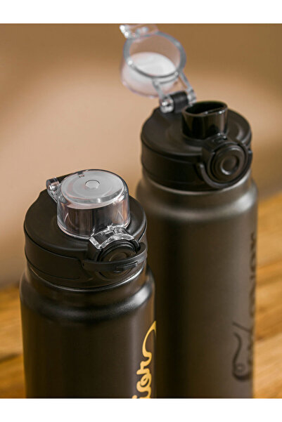 LC Waikiki Çelebi Store'dan Kaliteli Parçalar | Yazı Baskılı Metal Suluk