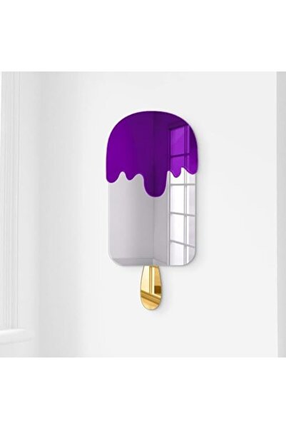 Slasa Wall Mirror with Ice Cream Design by - 24 Inches Long x 12 Inches Wide