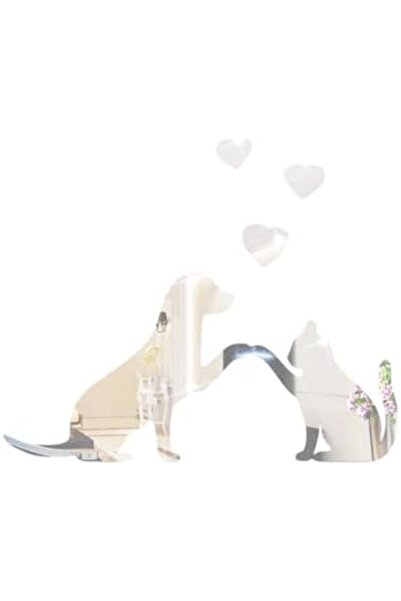 Slasa Reflective Silver Wall Sticker by - Dog and Cats Design