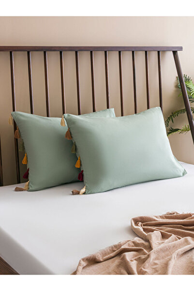 LC Waikiki Leave Your Style with Us |   Tasseled Pillow Case 2-Pack 50X70 cm