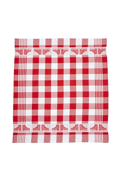 ddddd Red Skates kitchen towel dimensions 60 x 65 cm