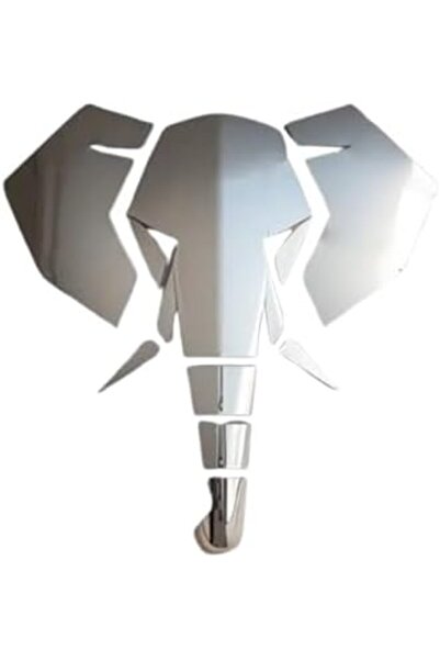 Slasa Acrylic Wall Art with Elephant Head Design by - 15.75 x 10 inches