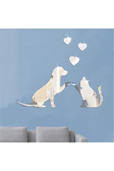 Slasa Reflective Silver Wall Sticker by - Dog and Cats Design