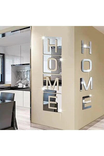 Slasa Reflective Wall Stickers Made of Acrylic by - Creative Self-Adhesive Letters for Bathroom, Liv