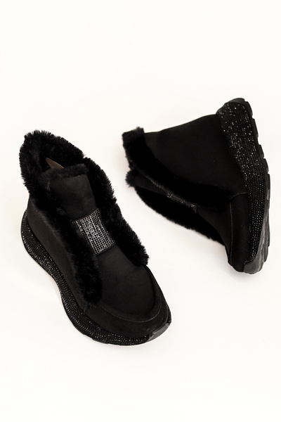 Mamito Ayakkabı LN 150 Πέτρινες Λεπτομερείς Γούνινες Μπότες