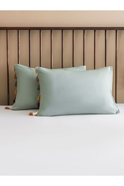 LC Waikiki Leave Your Style with Us |   Tasseled Pillow Case 2-Pack 50X70 cm