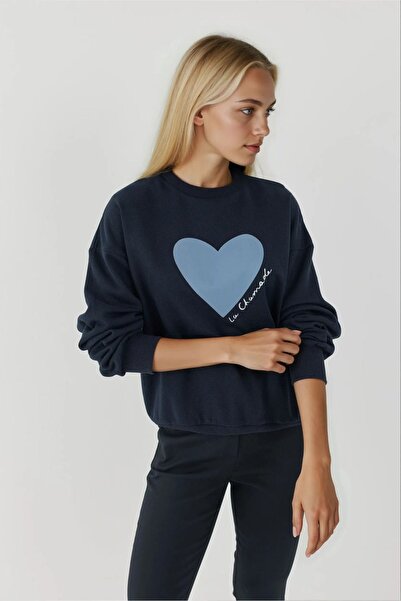 Hiccup Світшот з круглим коміром з принтом