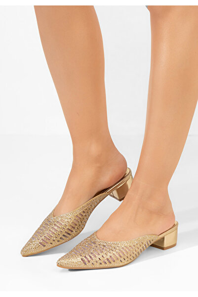 B T Shoes Γυναικεια σαμπο Guadalupe χρυσο