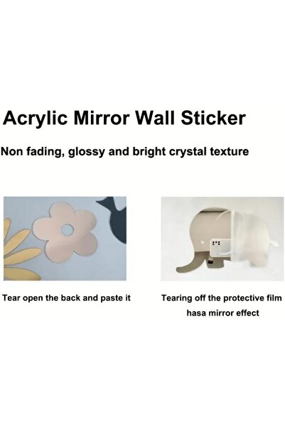 Slasa Golden Coffee Cup Mirror Wall Sticker from - 18 x 20 cm | Acrylic 1 mm Thickness | Luxurious G