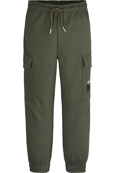 Calvin Klein GRADIENT LOGO CARGO Erkek Haki Eşofman Altı