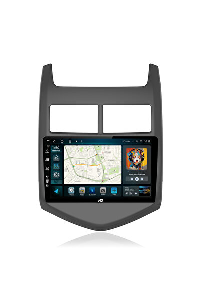 HUB64 Navigatie Chevrolet Aveo 2 (2010-2015), 4GB RAM, Quadcore, Carplay, Android Auto