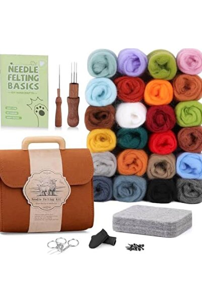 iğne izi مجموعة أدوات الحياكة بالخيوط مع حقيبة، طقم صوف للحياكة، مجموعة أدوات...