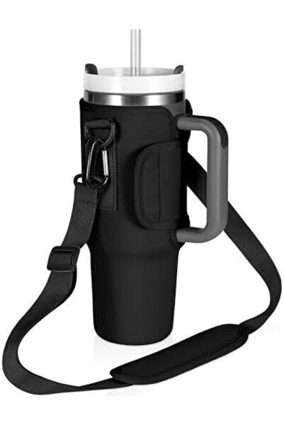 JOYZZZ Water Bottle Carrier Bag, Cup Shoulder Carrier Bag for Stanley 40oz Tumbler with Handle, Bott