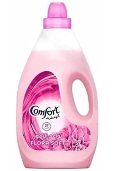 Comfort Flora Soft Fabric Softener 2.9 Liters, Pink