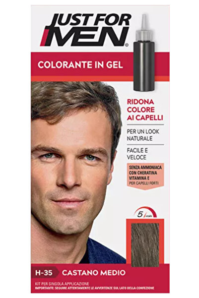 Just For Men H-35 Şampuanlı Saç Boyası Orta Kahverengi (Medium Brown) – Amony...