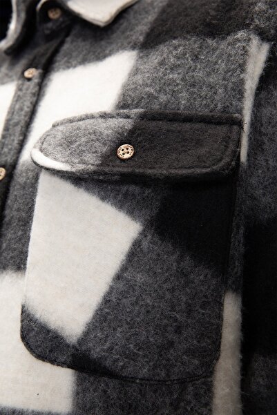 Bad Bear Torres Siyah Erkek Oduncu Gömlek