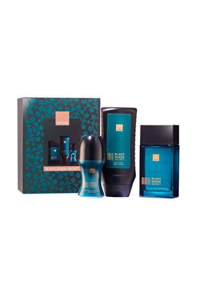 AVON Black Suede Secret Gift Set