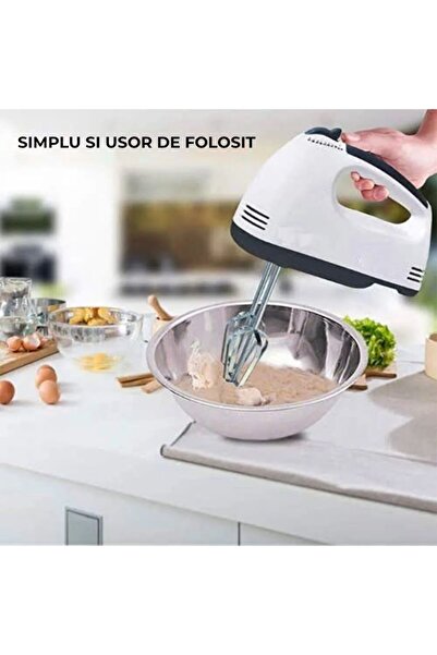Impact Vision Vertical Mixer, 260W Power, 7 Speeds, Ergonomic and Compact Design, White, Impact Vision®