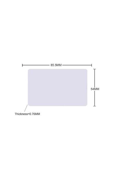 digital-play Card de plastic, Tag CUID NFC213, 13.56MHz, Cheie NFC clonabilă ISO14443, control acces