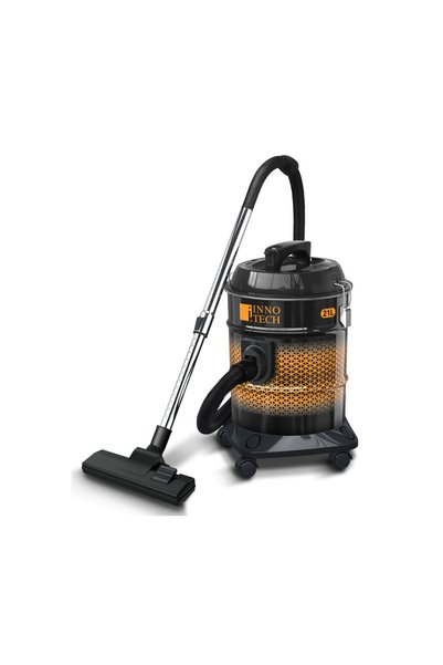 INNOTECH Heavy-Duty 2000W Drum Vacuum Cleaner – 21L Capacity, Dust Full Indicator, 4m Power Cord