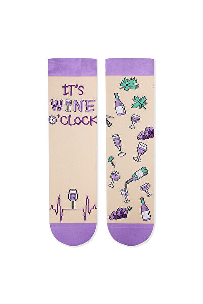 Pirin Hill Sosete bumbac Arty Socks WINERY Ecru