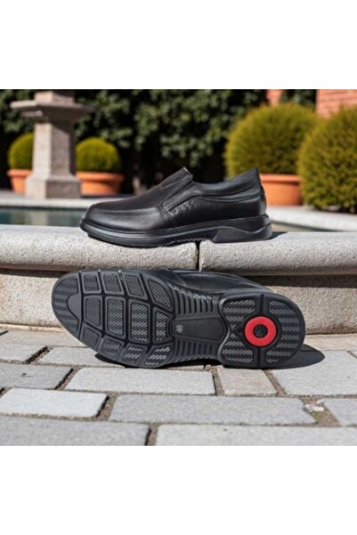 Pepita 1143 Natural Leather Anatomic Comfortable Non-Slip Sole Men's Shoes