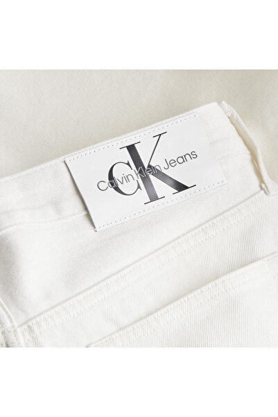 Calvin Klein 90'S STRAIGHT Erkek Beyaz Kot Pantolon