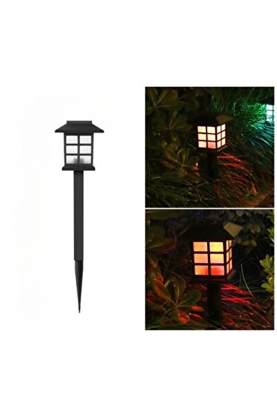 Flippy Lampa solara Led pentru gradina, Tip felinar, Flippy, Rosu