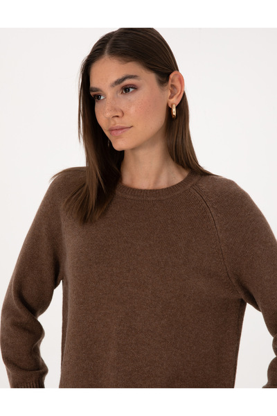 Pierre Cardin Brown Comfort Fit Wool Blend Sweater 50316659-Vr029