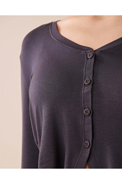 La Vie en Rose Soft Jersey Long Sleeve Crop Top