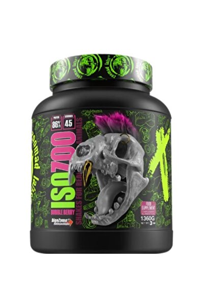 Belora Supliment alimentar Zoomad Labs Iso Zoo 86% proteine cu DigeZyme, Bubble Berry, 1360 grame