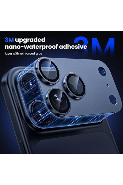 REDz Accessories Folie foto pentru iPhone 17 Pro Max, sticlă protectoare, albastră
