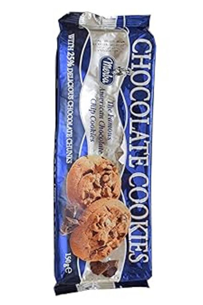 Merba كوكيز الشوكولاتة - 25% شوكولاتة، 150 غرام × 2، عبوة من 6 قطع