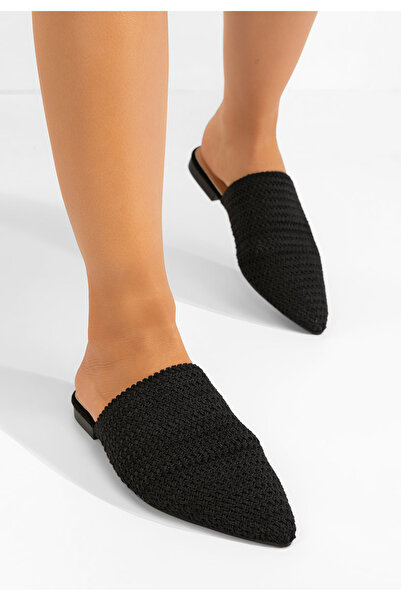 B T Shoes Čierne šľapky dámske Karlyana