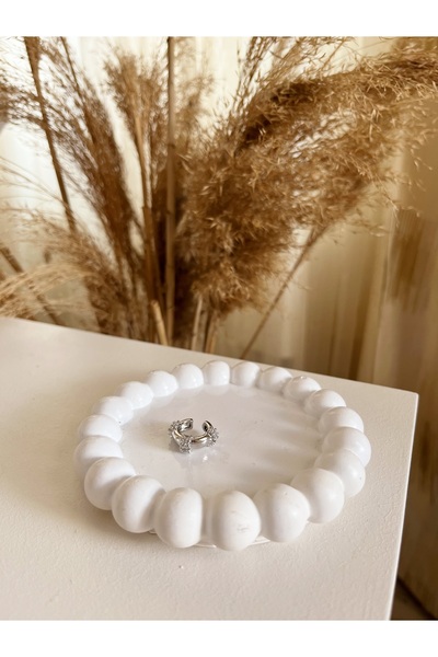 GIFTPALACE Zarif Şık Zirkon Taşlı 14K Gümüş Renk Kararmaz Çelik Tragus Küpe – Işıltılı Modern Tasarım 1 adet