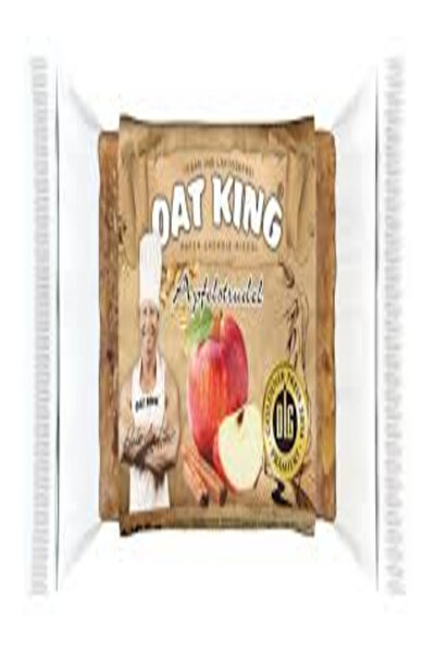 Oat King شريط طاقة تفاح سترودل 95 جم × 6 قطع