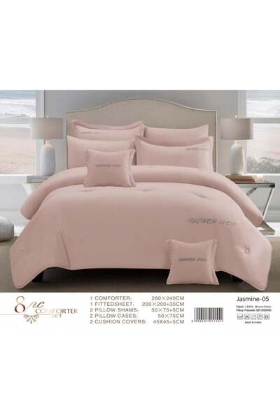 ALBAGSHI Floral Bedspread 8-piece Set