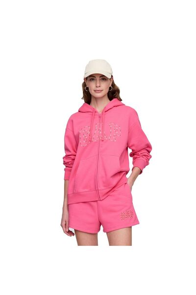 GAP Women's HERITAGE LOGO FULLZIP HOODIE - 67878220