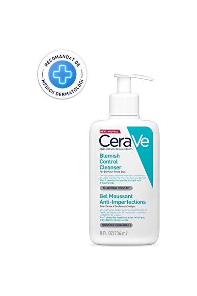 CeraVe Foaming Cleanser Anti-Imperfections with Salicylic Acid for Oily Skin with Acne Tendencies, 2
