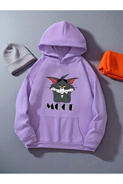 trendypassion Hanorac oversize cu imprimeu Mood